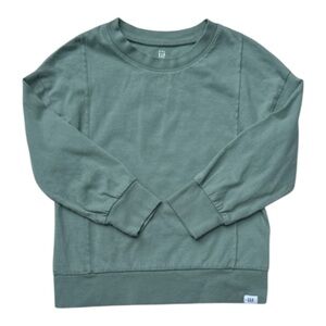 Gap Baby's Crewneck‎ Long Sleeve Cuffed T-Shirt Sage Green Size 3T